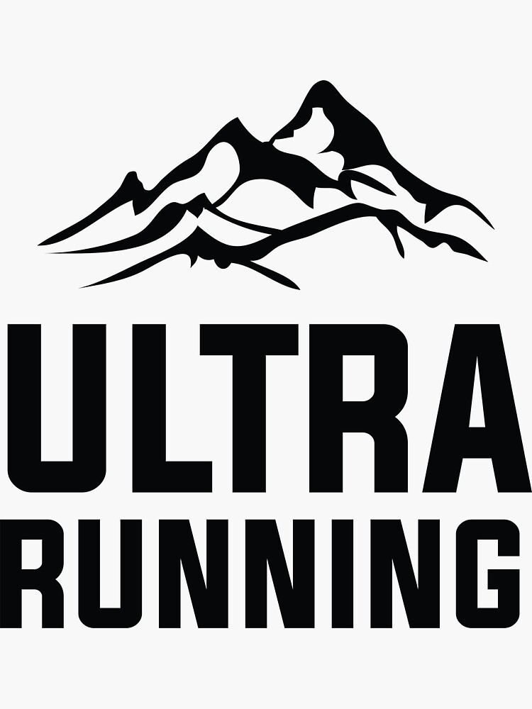 "Ultra Running" Sticker for Sale by dalton666 Redbubble