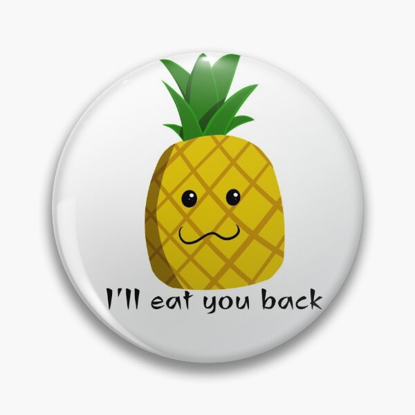Item preview, Cute Creepy Pineapple designed and sold by ShaylaHearts.