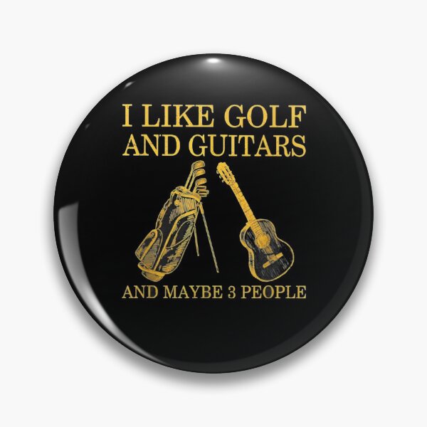 Item preview, I Like Golf And Guitars And Maybe 3 People Lover designed and sold by lydiamoranart.