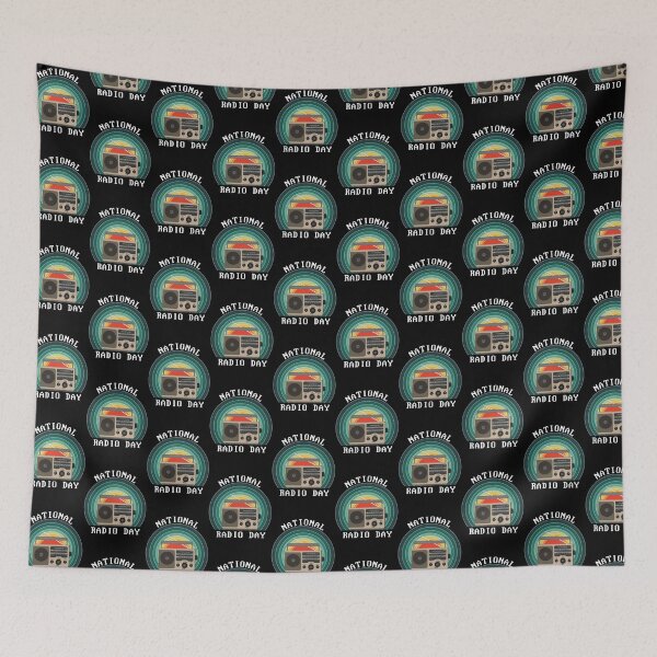 Item preview, National Radio Day designed and sold by CGraphic.