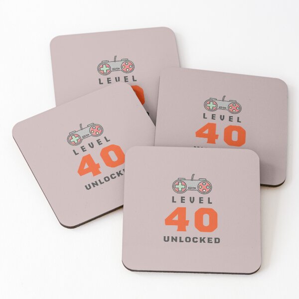 Item preview, Level 40 Unlocked Retro, Funny Video Gamer 40th Birthday Gift, 40 Years Old Vintage designed and sold by Boom-llqb.