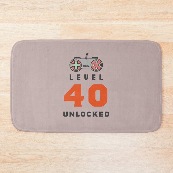 Item preview, Level 40 Unlocked Retro, Funny Video Gamer 40th Birthday Gift, 40 Years Old Vintage designed and sold by Boom-llqb.