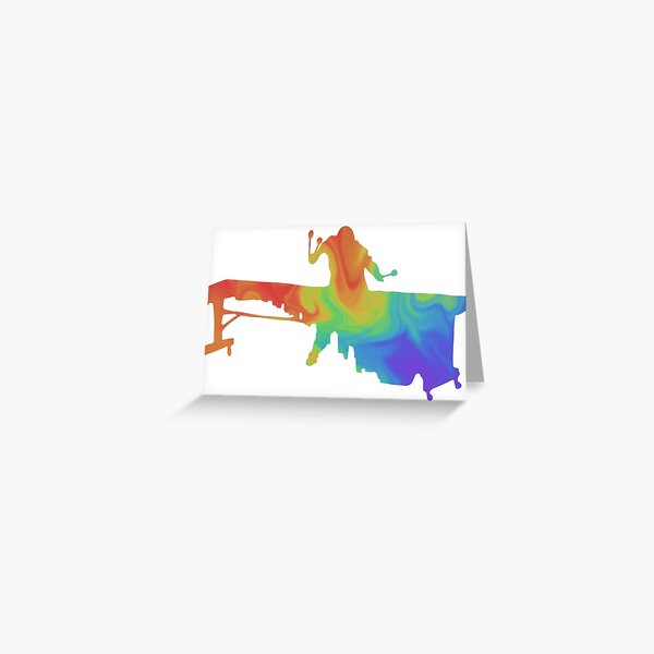 Psychedelic Marimba Greeting Card