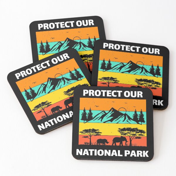 Item preview, Park Forest Ranger Warden Vintage Retro Sunset designed and sold by CuteDesigns1.
