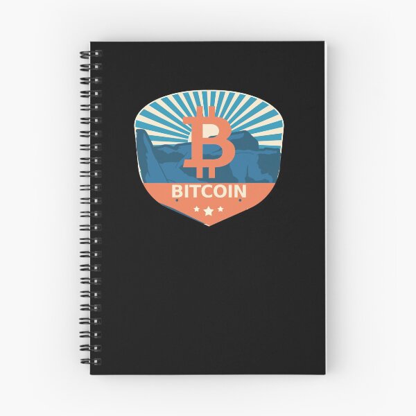 Item preview, Bitcoin Crypto Mountain Badge Cryptocurrency Pastels designed and sold by Bitcoin-Fashion.