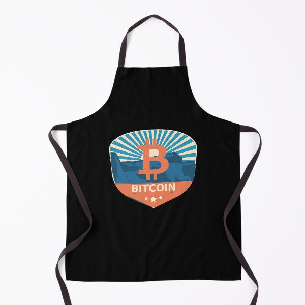 Item preview, Bitcoin Crypto Mountain Badge Cryptocurrency Pastels designed and sold by Bitcoin-Fashion.