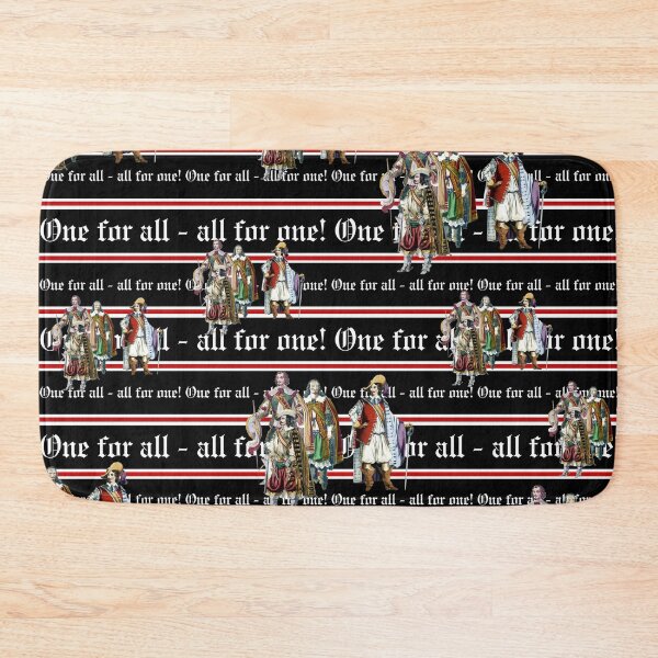 Item preview, One for all, all for one, the three musketeers designed and sold by Mauswohn.