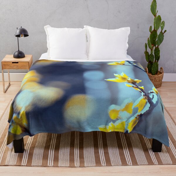 Item preview, Branches and bokeh - macro bedding home goods art photography botanica designed and sold by Boho Contessa.