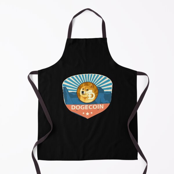 Item preview, Dogecoin DOGE Crypto Mountain Badge Cryptocurrency Pastels designed and sold by Bitcoin-Fashion.