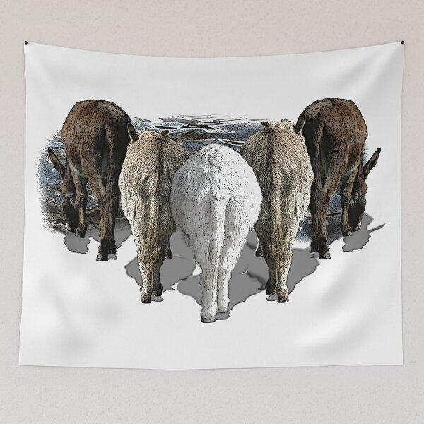 Item preview, A Bunch of Asses; A Rear View designed and sold by MondaysChild.