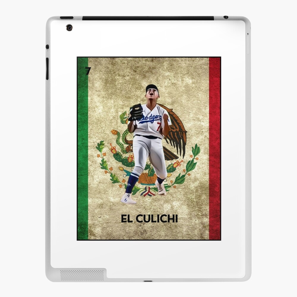 Julio Urias Mexican Loteria: El Culichi. Funny Spanish. Los Angeles. | iPad  Case & Skin