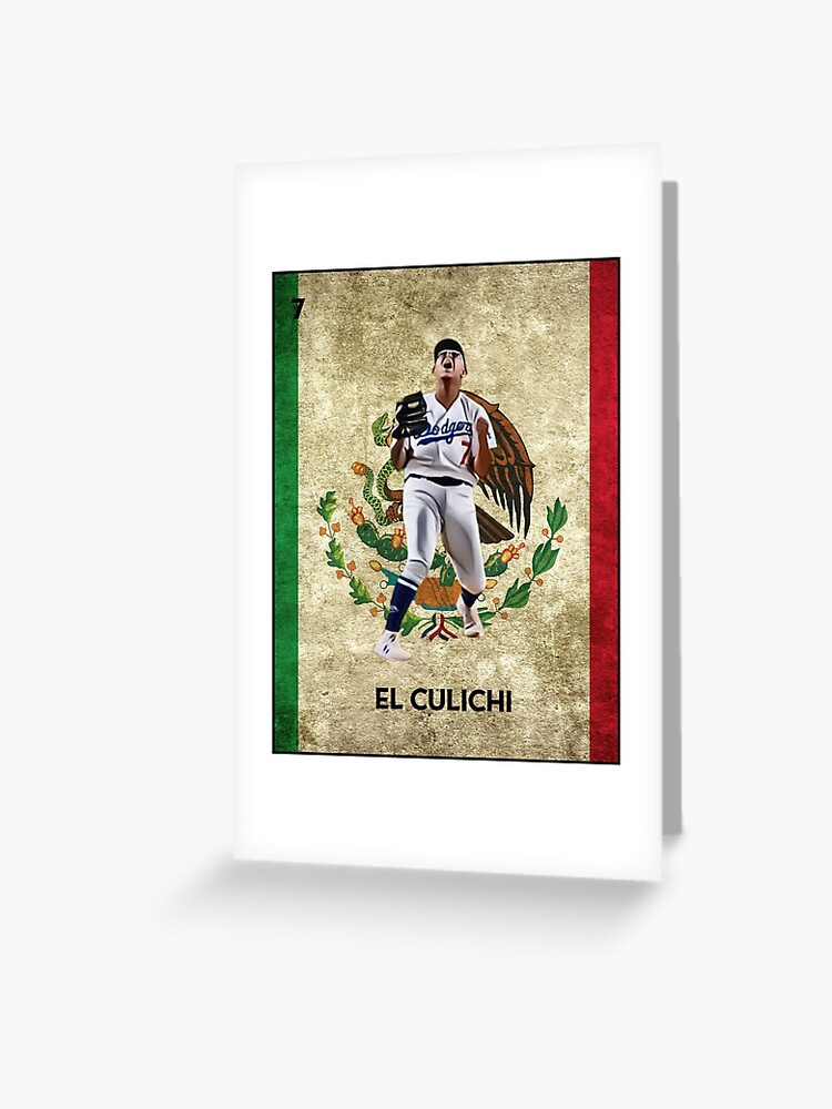 Julio Urias Mexican Loteria: El Culichi. Funny Spanish. Los