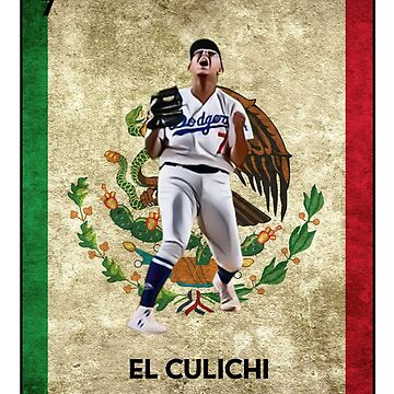 Julio Urías 7 Los Angeles Dodgers baseball player El Culichi