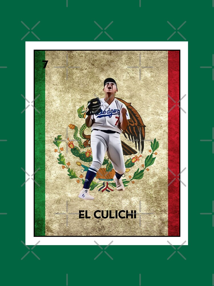 Julio Urias Mexican Loteria: El Culichi. Funny Spanish. Los Angeles.  Essential T-Shirt for Sale by Janelle Soto