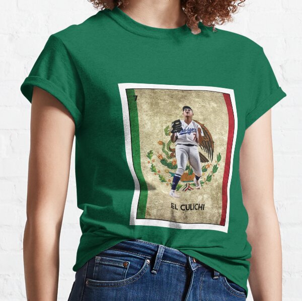 Julio Urias #7 LA Dodgers Mexico Black Printed Baseball Jersey XS