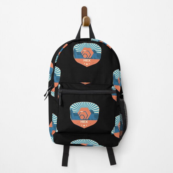 Item preview, HEX Crypto Mountain Badge Cryptocurrency Pastels designed and sold by Bitcoin-Fashion.