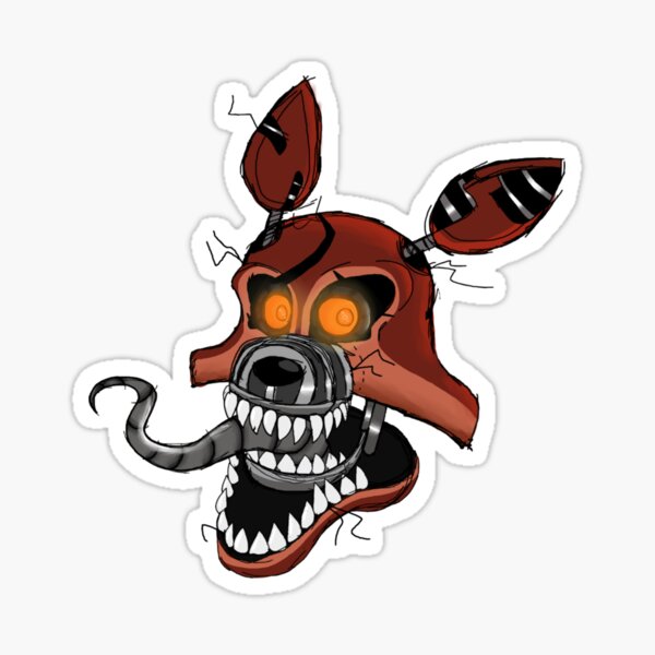 Five Nights at Freddy's - FNAF 4 - Nightmare Foxy - Fredbear - Sticker