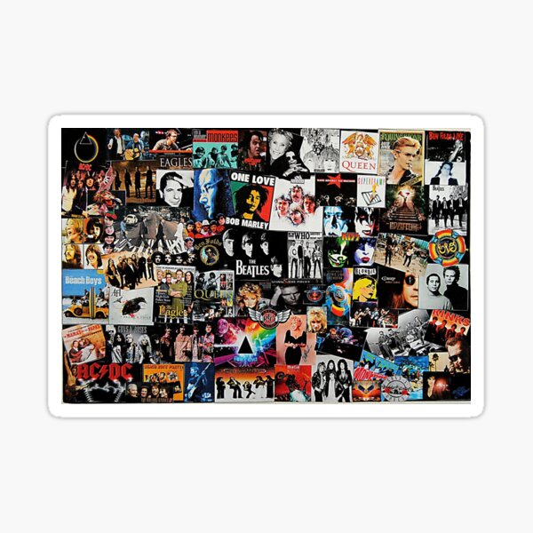 Rock Collage Sticker