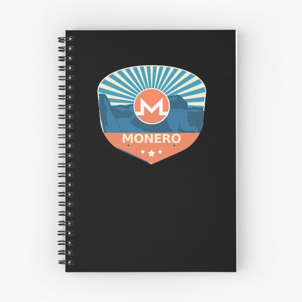Item preview, Monero XMR Crypto Mountain Badge Cryptocurrency Pastels designed and sold by Bitcoin-Fashion.