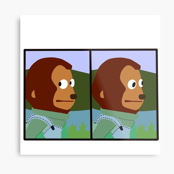 Awkward Look Monkey Puppet Canvas Print for Sale by Meme Economy