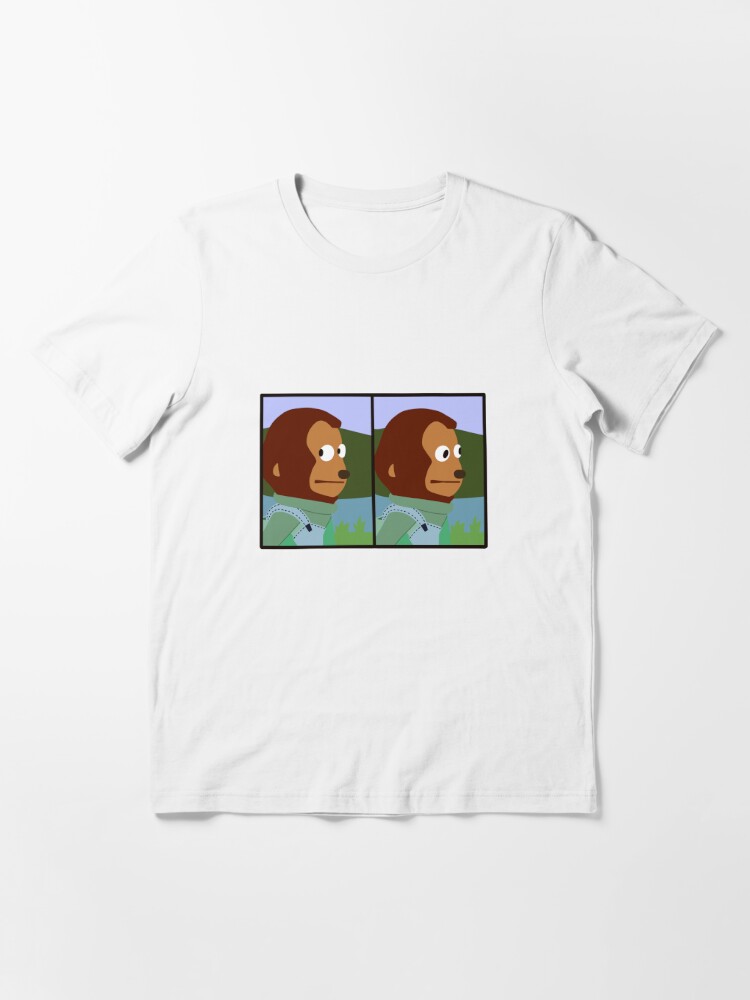 Awkward Monkey Looking Away Puppet Meme - Monkey Meme - Long Sleeve T-Shirt