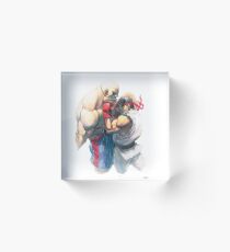 Street Fighter #1 - Sagat vs Ryu Acrylic Block