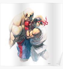 Street Fighter #1 - Sagat vs Ryu Poster