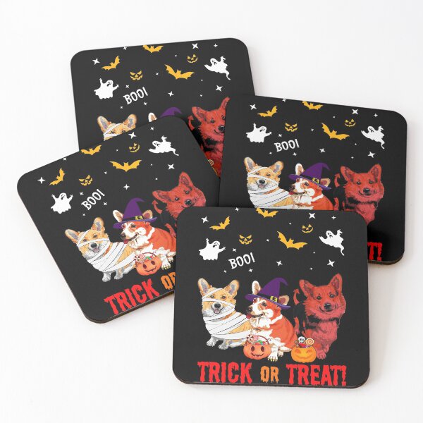 Item preview, Halloween Corgi Dogs Lovers Mummy Witch Demon designed and sold by juliegould1974.