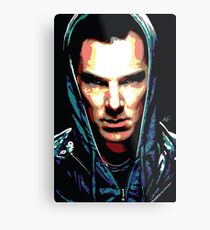 Benedict Cumberbatch: You Think Your World is Safe? Metal Print