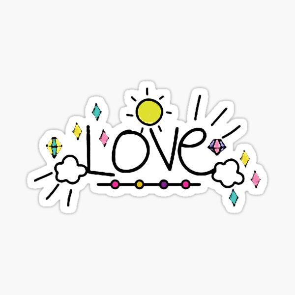 love-cute-word-design-sticker-by-surafashion-redbubble