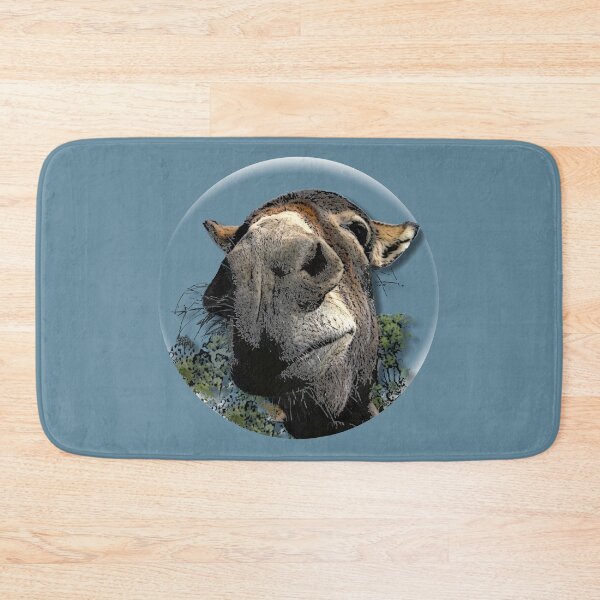 Item preview, Curious Whiskery Donkey Face Up Close designed and sold by MondaysChild.