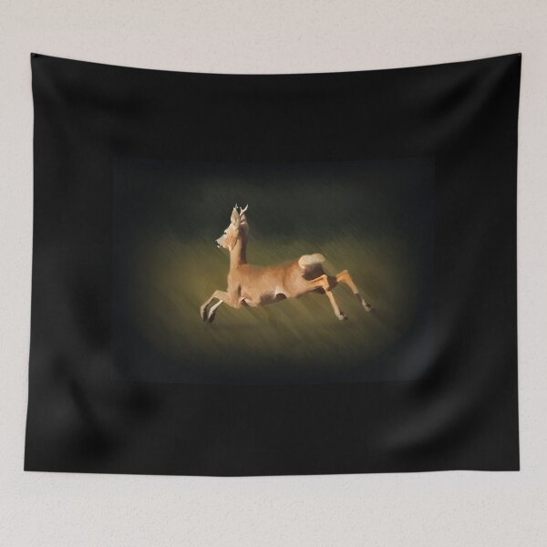 Item preview, Jumping roebuck in the forest. designed and sold by Guardi71.