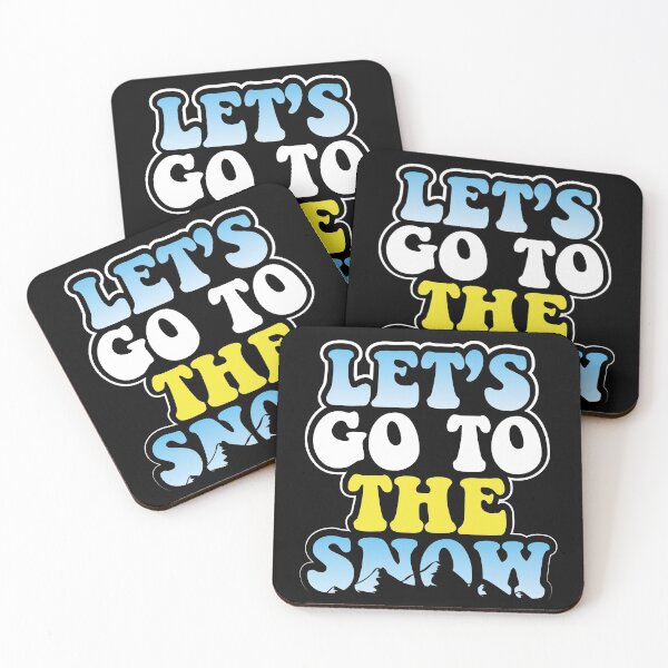 Item preview, Let's Go to The Snow | Winter Snow and Skiing Lover designed and sold by Dancing Dolphin Crafts.