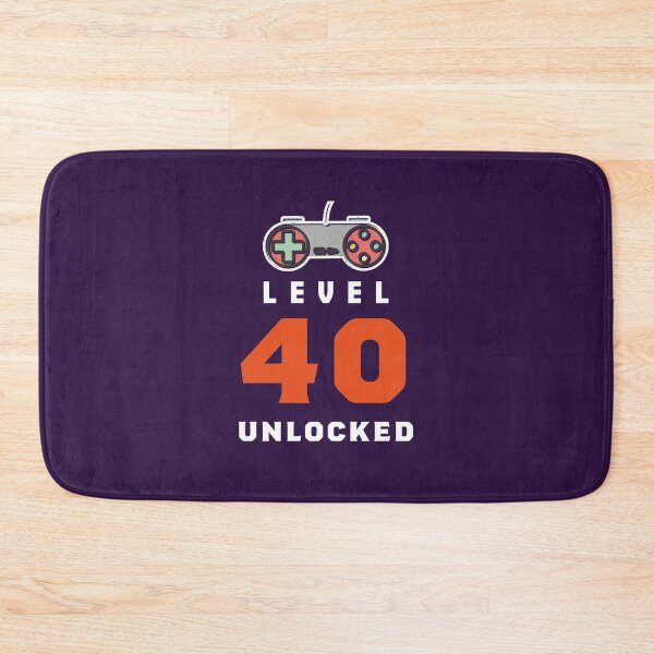 Item preview, Level 40 Unlocked Retro, Funny Video Gamer 40th Birthday Gift, 40 Years Old Vintage designed and sold by Boom-llqb.