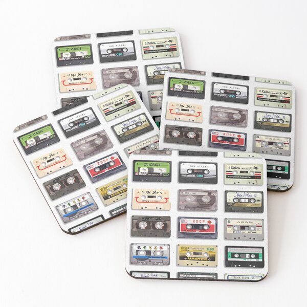 Item preview, Eclectic Print Old Mix Tape Cassette designed and sold by nowak51.