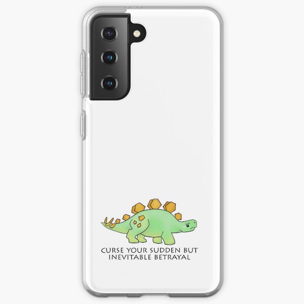 Firefly Wash's stegosaurus quote. Samsung Galaxy Soft Case