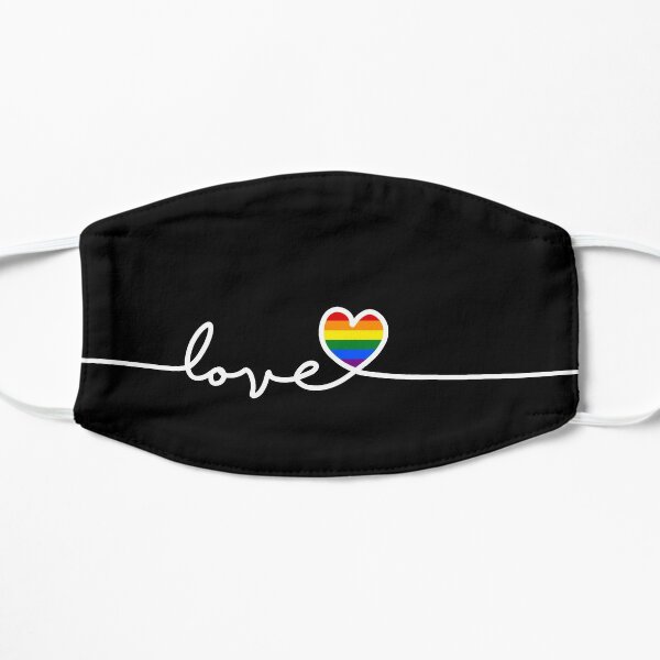 LGBT Love Flat Mask