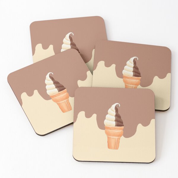 Item preview, Long Vanilla and Chocolate Ice Cream Cone  designed and sold by Sheridan T.