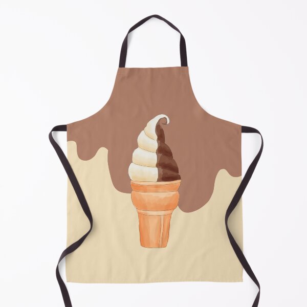 Item preview, Long Vanilla and Chocolate Ice Cream Cone designed and sold by Sheridan T.