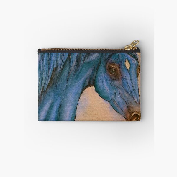 Item preview, Blue arabian horse portrait designed and sold by horseaddicted.