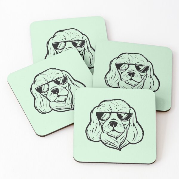 Item preview, Cool Funny Dog, Cavalier King Charles Spaniel with Sunglasses / Shades designed and sold by Click-Like.