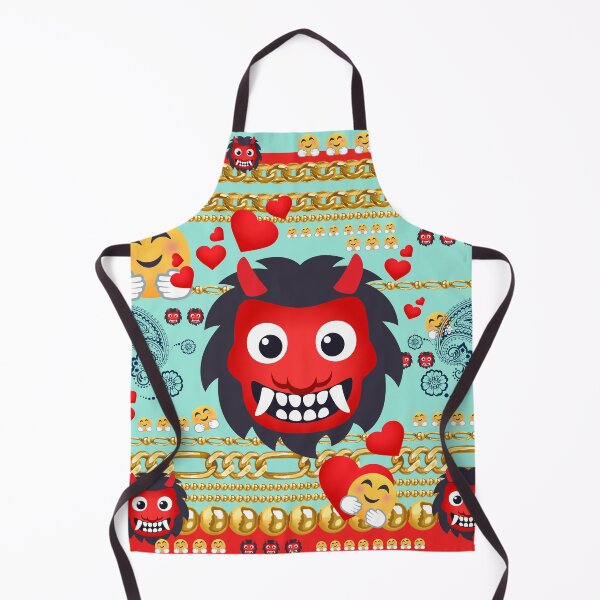 Item preview, Funny ogre red devil mask designed and sold by Mauswohn.