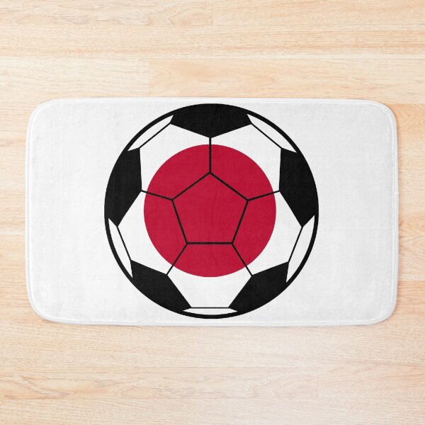 Artikelvorschau, Japan Fußball / Fußball Flaggengrafik entworfen und verkauft von iheartsport.