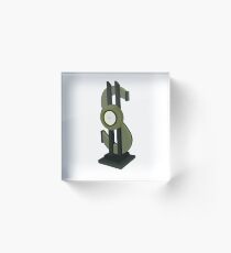 Time Is Money Acrylic Block