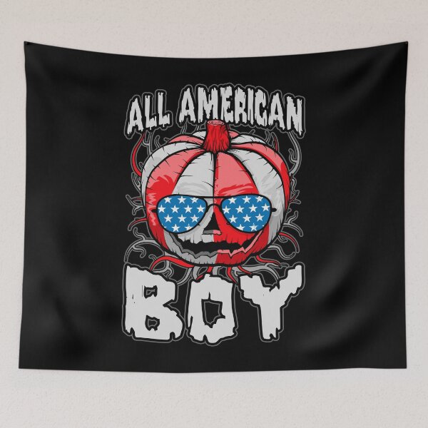 Item preview, All American Boy USA Flag Halloween Pumpkin Sunglasses designed and sold by GrandeDuc.