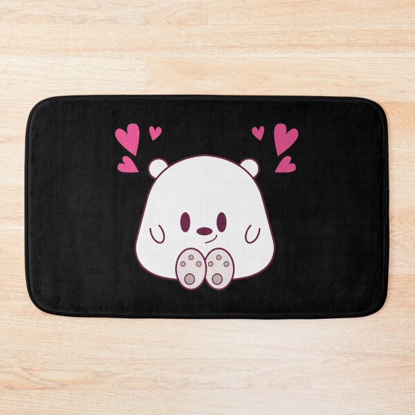 Item preview, Ice Bear Kawaii Black designed and sold by LeonardCooray.
