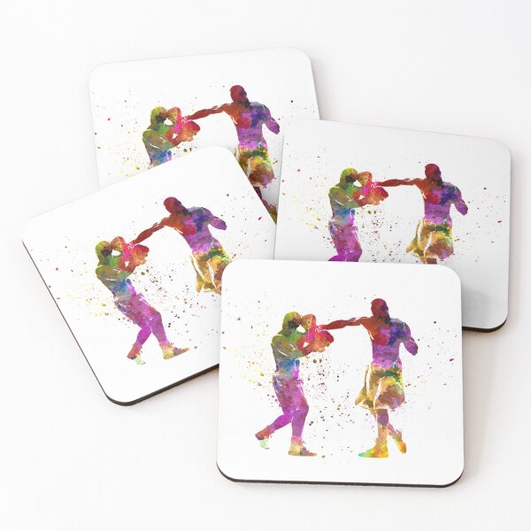 Item preview, Watercolor boxing match designed and sold by paulrommer.