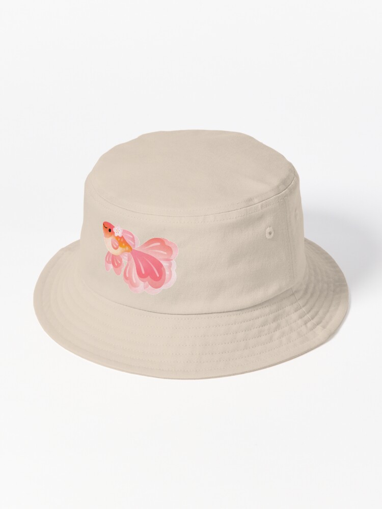 Imagen 1 de 6, Gorro de pescador con la obra Pez de flor de cerezo 2, diseñada y vendida por pikaole.