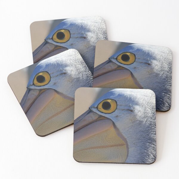 Item preview, close up of pelican head and eye designed and sold by SarahDownunder.