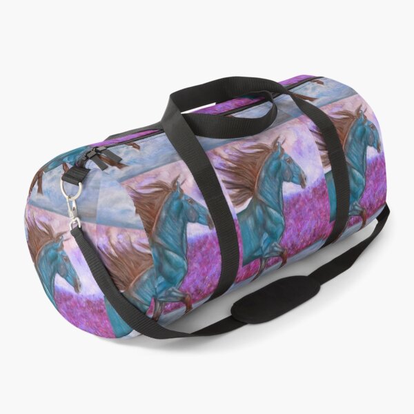 Item preview, Colorful troting horse portrait designed and sold by horseaddicted.